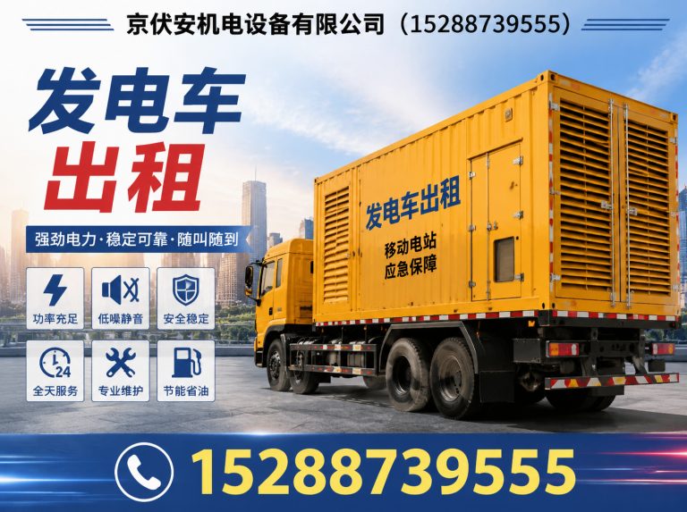 日喀则发电机租赁展示图