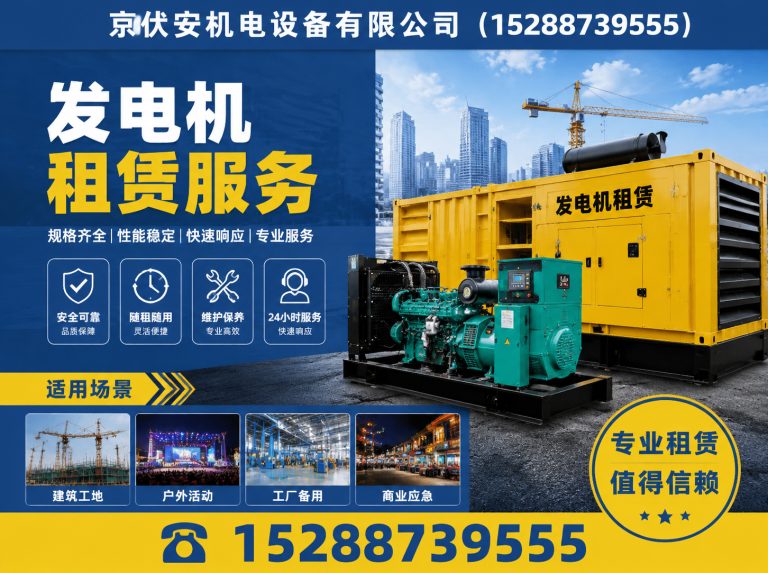 日喀则发电车租赁展示图